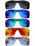 Vonxyz Set of 5 Lenses Replacement for Oakley Oil Rig Sunglass Combo Pack