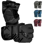 XN8 MMA Gloves Boxing Training| Sparring Fight Grappling Mitts With Open Palm- For Cage Fighting-Combat Sports- Punching bag-Muay Thai & Kickboxing S