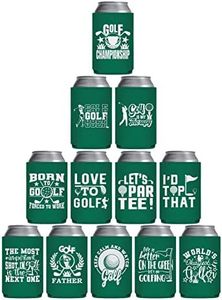 Funny Golf Can Cooler - Pop Nordic 12 Pack Golf Can Sleeve for Beer, Reusable Neoprene Beer Cozy Bulk for Golf Game Party Supplies, Great Golf Gifts for Men