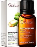 Gya Labs Organic Lemongrass Essential Oil for Diffuser - Organic Lemongrass Oil for Hair - Lemon Grass Essentials Oil Organic for Skin - (10ml)