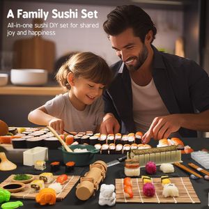 liamasum 24-Piece Sushi Making Kit – Complete DIY Sushi Set