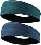 EasYoung 2-Pack Headbands for Men W