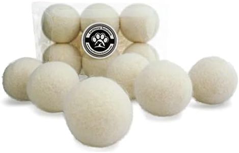 Earthtone Solutions Wool Cat Toys - Felt Cat Toy Balls for Small Pets Fetch and Play - Eco Friendly Quiet Wool Ball Cat Toy for Cats and Kittens - Choose Your Colors
