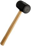 Draper Rubber Mallet | 14.5oz Hand Tool |Hardwood Shaft | Heavy Duty Rubber Hammer |400g | 51095