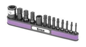 Titan 16036 13-Piece Impact Torx Plus Bit Set