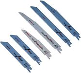 Bosch Accessories Professional 6-Piece Reciprocating Saw Blade Demolition (For Metal, Recip Saw Accessories)