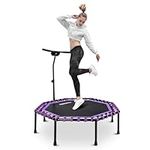 ONETWOFIT 51" Silent Trampoline wit