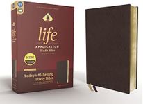 NIV, Life Application Study Bible, Third Edition, Bonded Leather, Burgundy, Red Letter