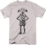 Popfunk Harry Potter Dobby T Shirt & Stickers (Small) Silver