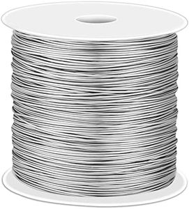 cridoz 22 Gauge Stainless Steel Wire for Jewelry Making, Bailing Wire Snare Wire Wrapping for Craft and Jewelry Making