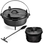 Uno Casa 6Qt Cast Iron Camping Dutc