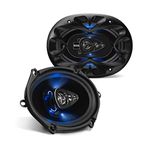 BOSS Audio Systems BE5768 Car Speakers - 300 Watts of Power Per Pair and 150 Watts Each, 5 x 7 Inch, Full Range, 3 Way, Sold in Pairs, Easy Mounting