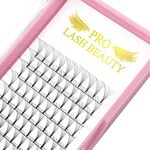Premade Volume Eyelash Extensions 5D-C-0.10-9 Short Stem Premade Fans Eyelash Extensions 9 to 20 mm Pre made Lash Fans 3D 5D 7D Volume Lash Extensions .07 .10 C D Curl(5D-C-0.10,9mm)