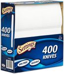 [400 Count] Settings Plastic White 