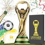 LKKCHER Trophy Beer Bottle Openers, Football Gifts Football Trophy for Football Fans, Beer Gifts for Men, Birthday Christmas Gifts for Men Him Husband Boyfriend Father, Present for Dad