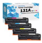 Ultra Toner® Compatible Replacement for HP 131X CF210X / HP 131A CF210A CF211A CF212A CF213A BK/C/M/Y Toner Cartridge Combo for HP Laserjet Pro 200 Color M251n M251nw MFP M276n MFP M276nw (1 Set)