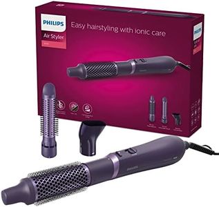 Philips 3000 Series BHA305/00 Ceramic and Keratin Coating Ceramic Ionic Function Fan Brush 3 Accessories