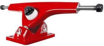 Atlas Truck Co.. Kingpin Ultralight Longboard Trucks, 180mm 48 Degree 8mm Reverse, Red (Set of 2)