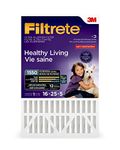 Filtrete 16x25x5 (4.31 Actual Depth) MPR 1550 Pleated AC Furnace Air Filter, Healthy Living Allergen Reduction, 1-Pack