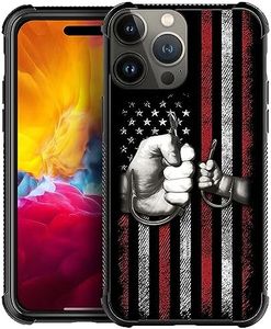 DAIZAG Case Compatible with iPhone 15, Fishing American Flag case for iPhone 15 Cases for Man Woman, All-Round Protection Shockproof Anti-Scratches TPU Case Cover