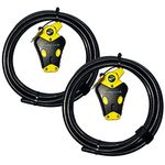 Master Lock Python Adjustable Cable Lock, 8413KACBL-12, 2 Pack