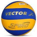 Vector X Spiro Emboss PU Pasted 8 Panels Volleyball (Size-4)