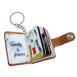 Flashing Click “Romantic personalized Photo Album Keychain - Ideal for Couples | Mini Scrapbook Keychain | Holds 12-24 Photos | Gift for Family, Anniversaries, Birthday & Special Occasions”