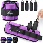 Sportneer Adjustable Ankle Weights for Women and Men:1 Pair 1 2 3 4 6 7 8 10 lbs Upgraded Easily Adjustable Leg Weight, Weighted Wrist Weight Strap for Gym, Fitness, Workout, Walking, Dancing