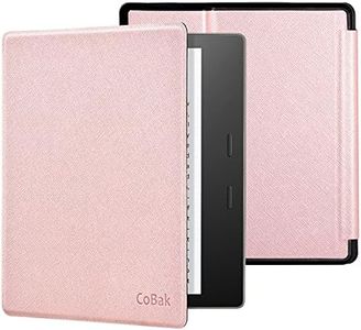 CoBak for Kindle Oasis Case 10th and 9th Generation 7 Inch Premium PU Leather Smart Cover with Auto Sleep Wake Feature for Kindle Oasis, Slim Fit, Rose Gold