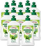 Morning Fresh Original Superior Grease Cutting Power Dishwashing Liquid 400 ml (Pack of 12)