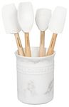 Le Creuset Crock, 4 Silicone, Marble Collection Utensil Set, Set of 5