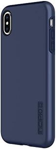 Incipio DualPro Dual Layer Case for iPhone Xs Max (6.5") with Hybrid Shock-Absorbing Drop Protection - Midnight Blue