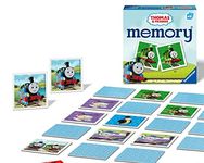 Ravensburger Thomas & Friends Mini Memory - Matching Picture Snap Pairs Game For Kids Age 3 Years and Up