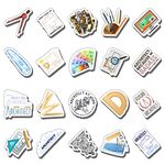 GOLEEX 20 Pack Pcs Waterproof Vinyl Architect Work Funny Sticker Items for Adults Kids Men Women Birthday Gifts Map Architecture Graphics Labels Decals Art Jobs Decal Stickers