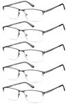 EYECEDAR 5-Pack Reading Glasses for