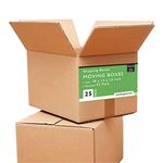 18 x 14 x 10 Medium Moving Boxes Pack of 25 Shipping Box