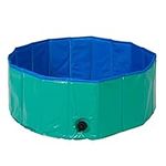 Bramble - Small Green Foldable Swimming Paddling Pool for Pets - 80x30cm