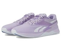 Reebok Womens Nano X3 Training Shoe, purple oasis/pixel pink/vector blue, 8.5