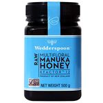 Wedderspoon Raw Premium Manuka Honey, KFactor 12, 17.6 Oz (500g), Unpasteurized, Genuine New Zealand Honey, Non-GMO Superfood, Traceable from Our Hives to Your Home