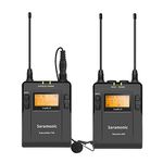 Saramonic UwMic9 96-Channel UHF Wireless Lavalier Microphone System for Canon EOS Nikon Pentax Sony A9 RX0 Video DSLR & Camcorders for Interview, Youtube, Podcast, Speech, Micro Film