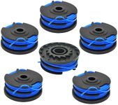 PEHUAP KST-120X String Trimmer Replacement Spool Line 0.065" 20FT,Compatibile with Kobalt KST 120X-06 Weed Eater String Trimmer,Dual Line Weed Wacker Replacement Spool,6 Pack