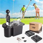 10L0L Portable Golf Ball Washer Golf Club Washer/Golf Ball Cleaner,Universal fit EZGO, Club Car and Yamaha,Detachable Base Bracket,Easy to Move