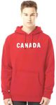 Mens Canada Fleece Hooded Sweatshir