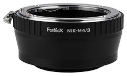 Fotodiox Lens Mount Adapter, Nikon Lens to Micro Four Thirds, MFT Camera such as Olympus PEN & Panasonic Lumix