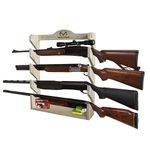 Rush Creek Creations Real tree 4 Gun Wall Rack with Hidden Hardware - Handcrafted - Durable