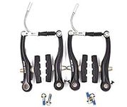 CYSKY Bike Brakes Set 1 Pair Universal V Brake Front Rear Set Mountain Bike Brake Caliper Replacement for Most Bicycle, Road Bike, MTB, BMX