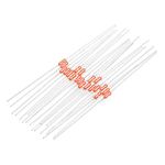 uxcell 20PCS NTC Thermistors Resistors MF58 3950B 10K Ohm Glass Sealed Temperature Sensors