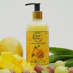 Herb Dense All Natural Premium Shampoo, Made with 16 key ingredients, 100% Vegan, Non-Toxic, Cruelty-Free, Paraben Free, Sulphate Free, Dermatologist tested, 300ml (Mango)