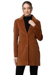 YHA Winter Wear Solid Full Sleeves Long Coats for Women