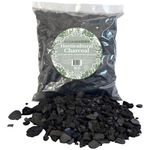 HydraGarden Horticultural Charcoal for Tropical Plants, Terrariums & Gardens - 100% Natural Organic Premium Hardwood BioChar Soil Ammendment - Chunky 2mm to 20mm 2.2lbs